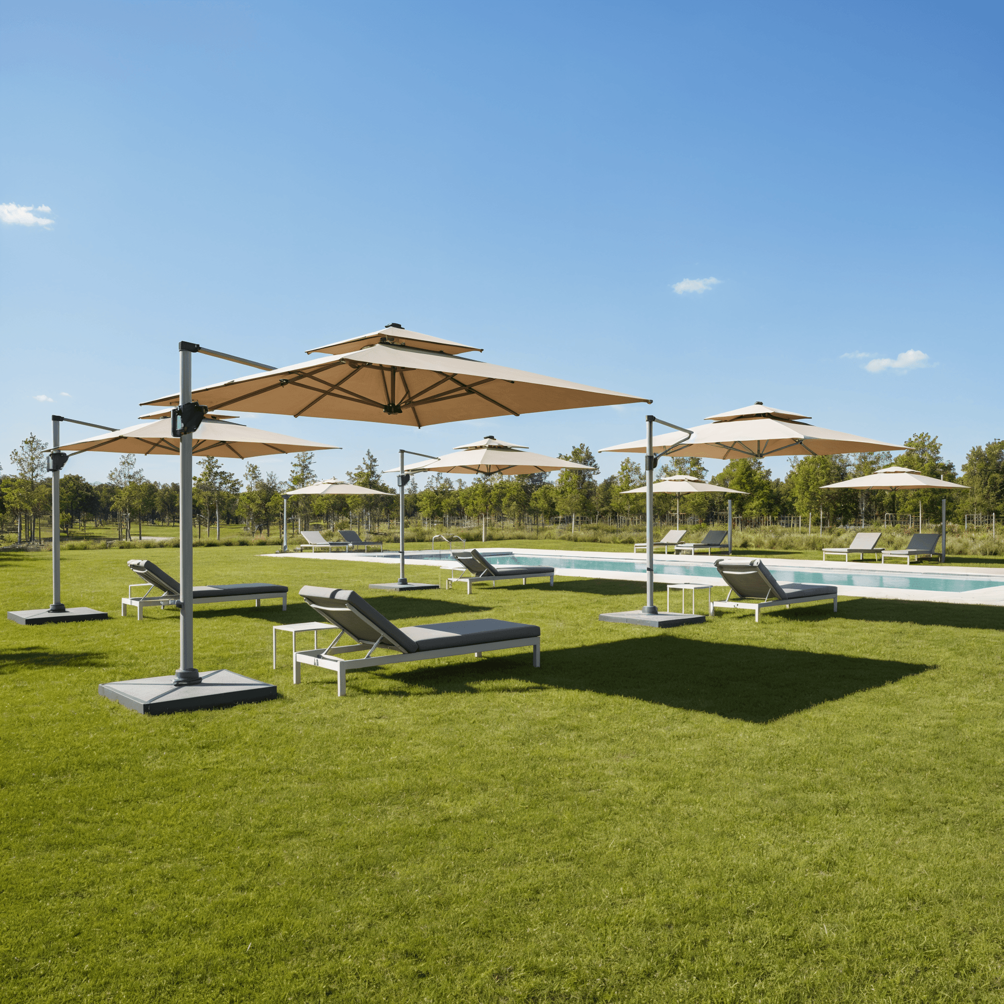 타이티스퀘어 LED 파라솔 2